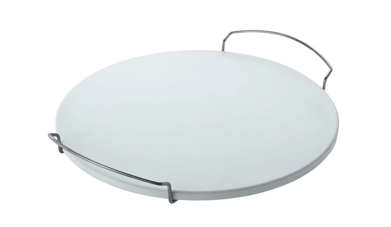 RÖSLE 25074 Round Pizza Stone, White, 16-Inch
