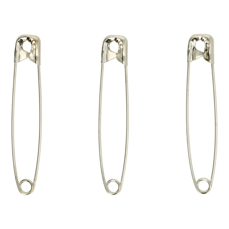 Prym - Prym Steel Silver (57mm) Safety Pins - 1000 Pieces