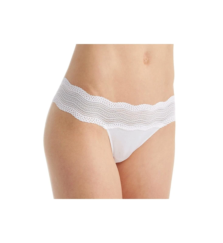 Cosabella Women'S Lacethong - White - Blanc (White) - 10 (Brand Size: Taille Unique)