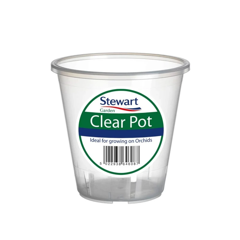 Stewart 2643008Clear Orchid Pot 13cm by Garden Products