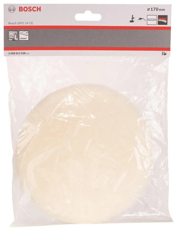 Bosch 2608612026 170 mm Diameter Lambskin Disc