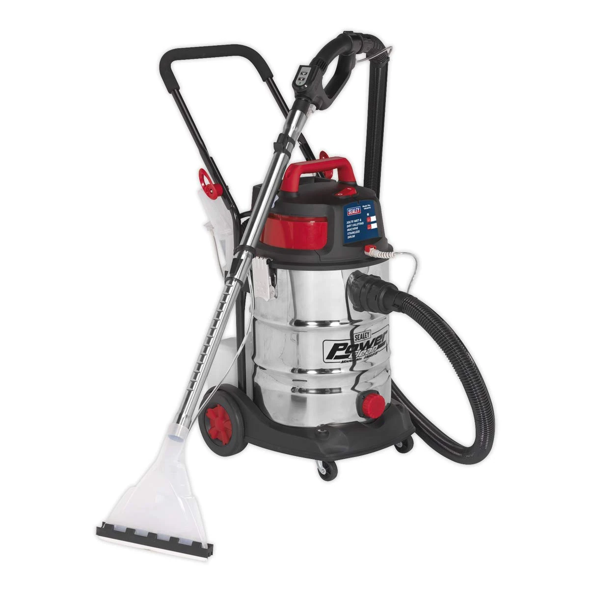 Sealey Vma915 Valet Machine Wet And Dry 30Ltr Stainless Bin