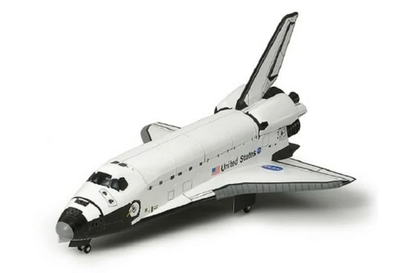 TAMIYA 300060402 1/100 Space Shuttle Atlantis, Blue - Image 1