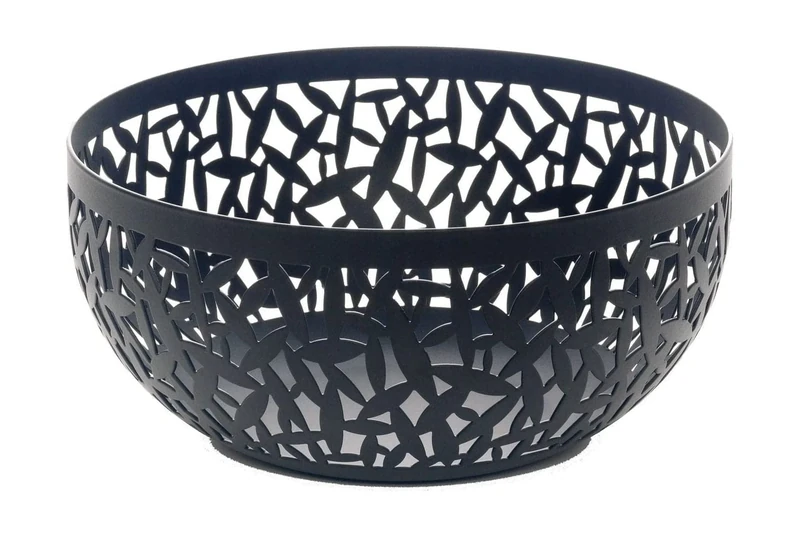 Alessi MSA04/21 B 21 cm Cactus Fruit Bowl, Black