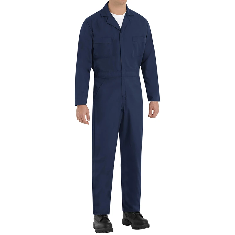 Red Kap Men's Navy Speedsuit, Large