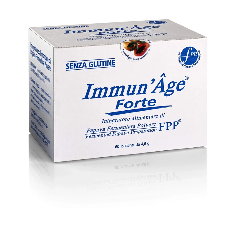 Named Immuna Âge Forte Food Supplement Natural Antioxidant | Promotes Immune Defenses | Fatigue and Psycho-Physical Stress Supplements | Wellness, Energy and Vitality | 60 Sachets of 4.5 g - Image 1