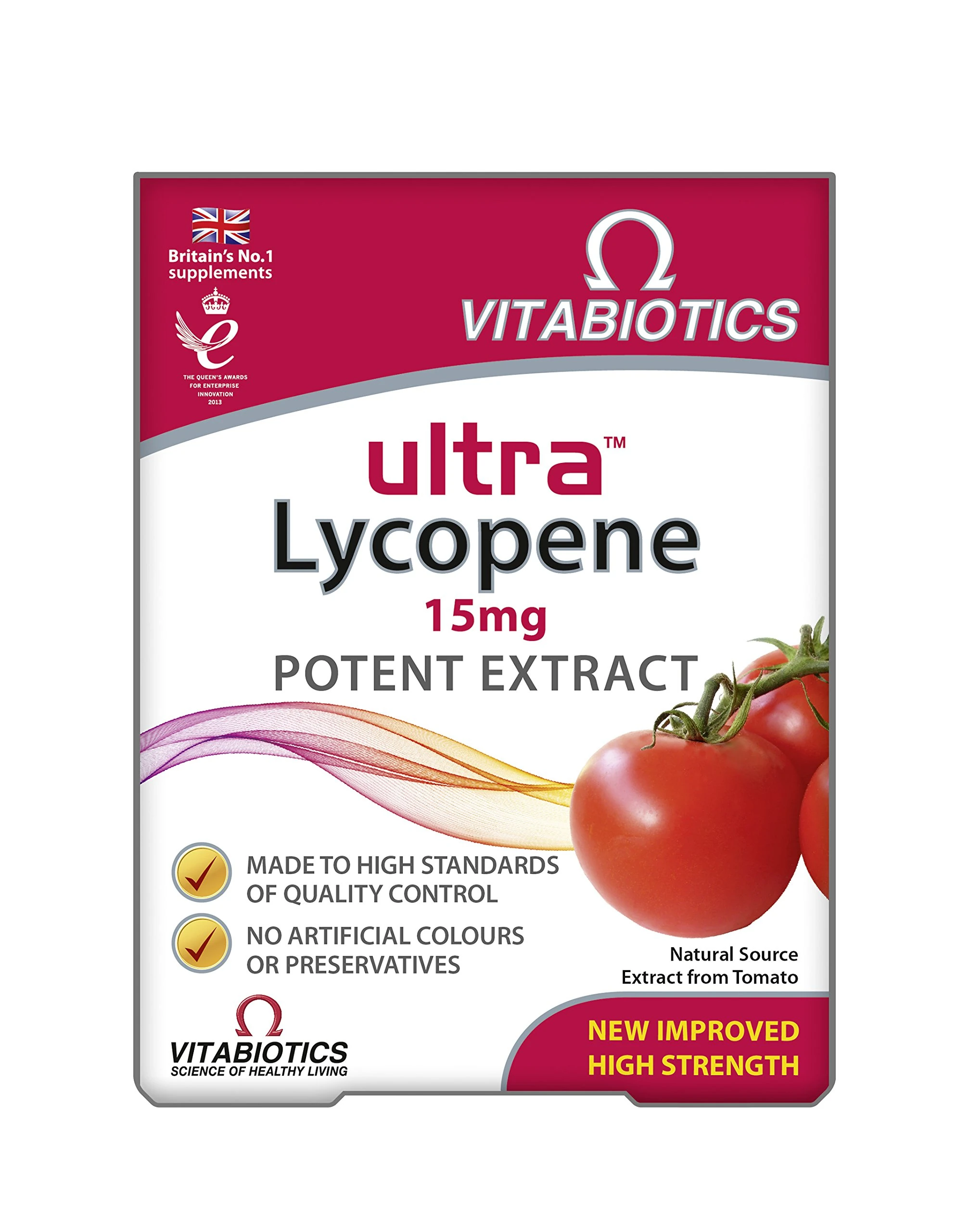 Vitabiotics Ultra Lycopene - 30 Count (Pack of 1)