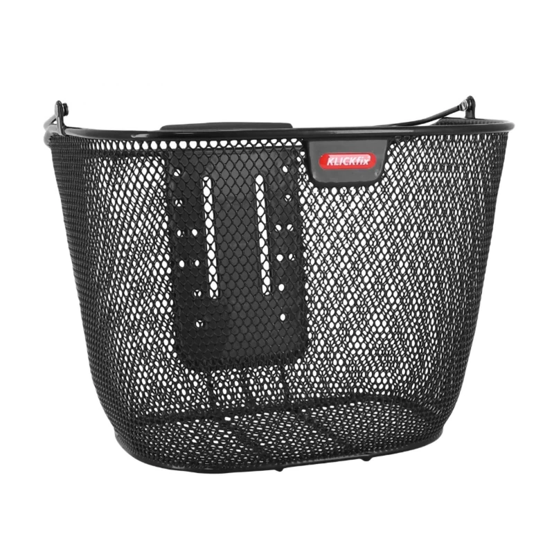 KlickFix Korb Plus 0388KLIK Front Basket 27 x 35 x 26 cm Black