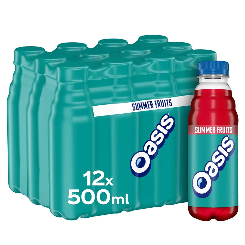Oasis Summer Fruits Juice 500 Ml (pack Of 12)