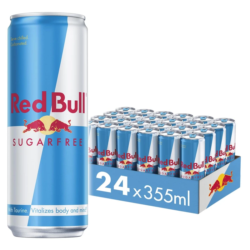 Red Bull Energy Drink Sugar Free 355 ml x24