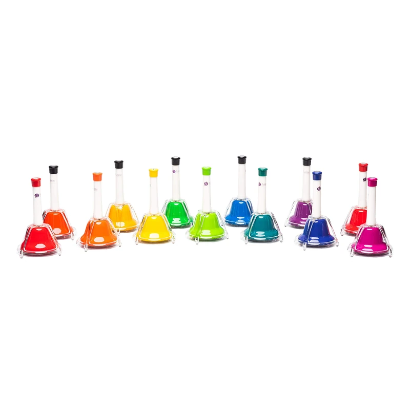 FUZEAU - 70610 - Set of 13 Tuned Bells - 2 in 1 - Shake to Shake - 1 Colour = 1 Note - Original - Colourful - For 3 Years and Above