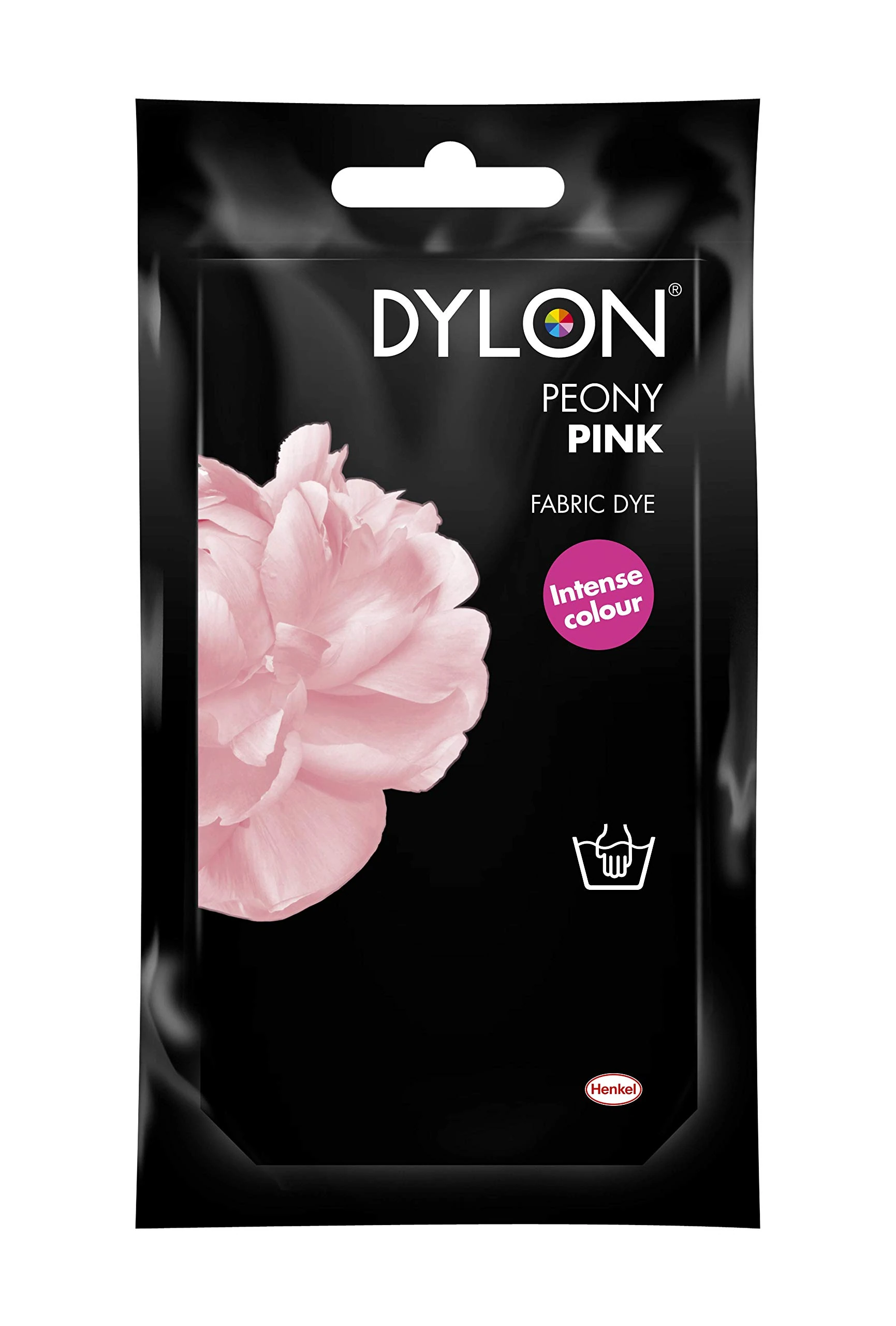 DYLON Hand Dye, Fabric Dye Sachet for Clothes, Soft Furnishings and Projects, 50 g - Peony Pink