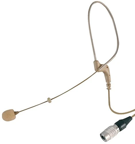 Pulse MIC-1000HRS Earhook Condenser Microphone with Hirose 4 Pin