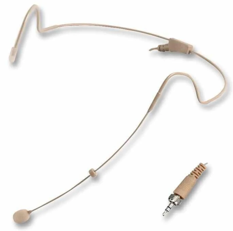 Pulse MIC-2000LJ Super Lightweight Headset Condenser Microphone with 3.5 mm Locking Jack Plug