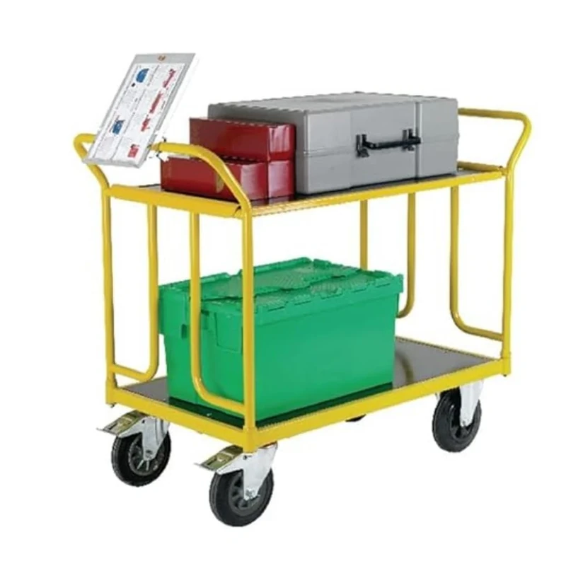VFM 371757 Top Shelf for Platform Truck, Yellow/Brown - Image 1