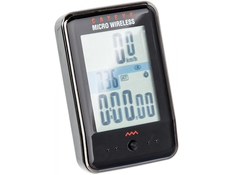 CatEye Micro Wireless Cycle Computer: Compact design, wireless transmission, tracks speed, distance, time, and features an easy-to-read display