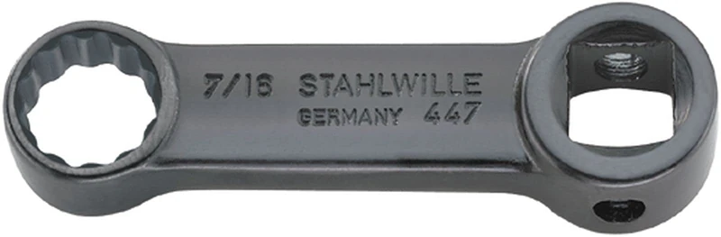 Stahlwille 02181009 447 High Performance Steel Adaptor, 3/8 inch Drive, 9 mm Size, 50.8 mm Length
