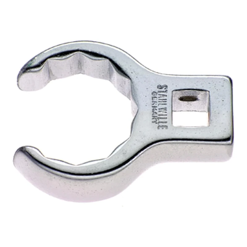 Stahlwille 02191027 440 Chrome Alloy Steel Crow-Ring Spanners, 3/8 inch Drive, 27 mm Size, 57.1 mm Length