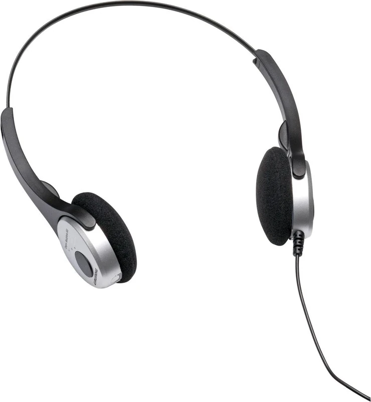GRUNDIG Digta 565 Headphones with Wire, 95 dB, 2.6 m, Black, Silver - Image 1