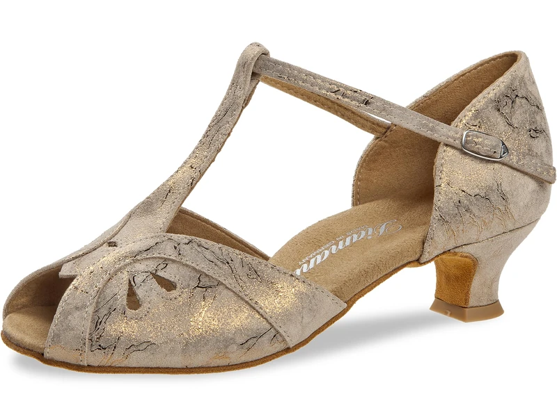 Diamant Diamant Damen Tanzschuhe 019-011-311, Women’s Ballroom Dance Shoes, Brown (Bronze Magic), 3 UK (35 1/3 EU)