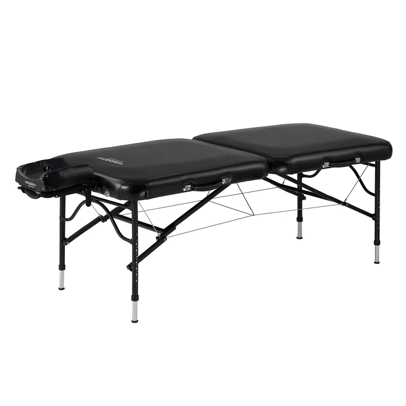 Master Massage StratoMaster Ultra Light Weight Aluminum Massage Table Package, Black
