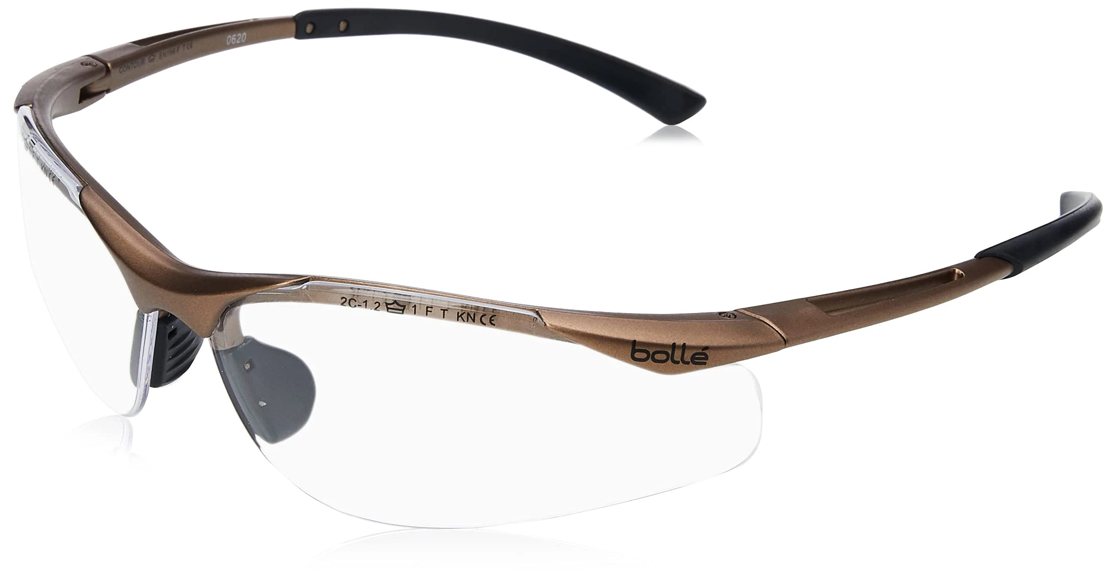 Bolle CONTPSI Contour Safety Glasses - Clear