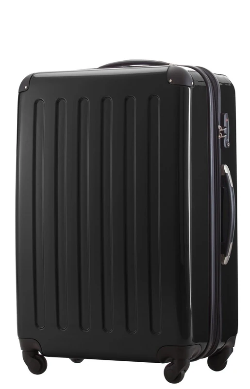 HAUPTSTADTKOFFER - Alex - Hardshell Suitcase, Large Luggage, 4 Wheels, TSA, 75 cm, 119 liters, Black