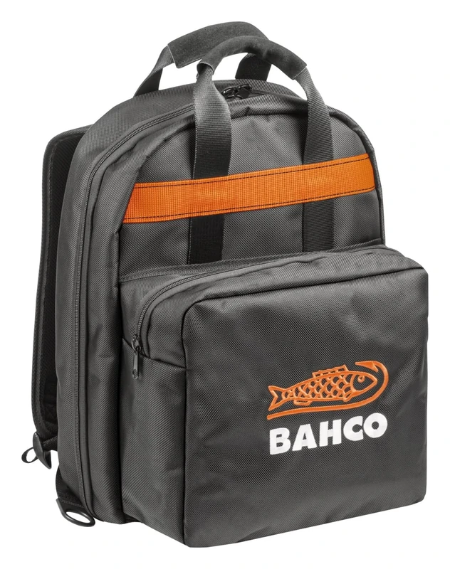 Bahco 3875-BP2 Backpack for Tolls, Black/Grey/Orange, Large
