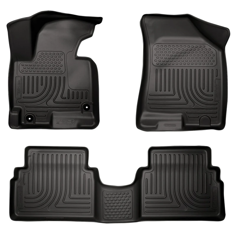 Husky Liners - 98881 Fits 2011-13 Hyundai Tucson Weatherbeater Front & 2nd Seat Floor Mats Black