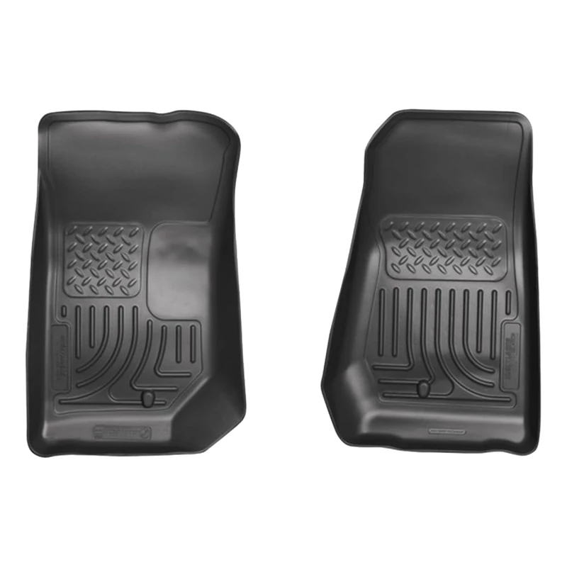 Husky Liners - Weatherbeater | Fits 2007-2013 Jeep Wrangler - Front Liners - Black, 2 pc. | 18021 - Image 1