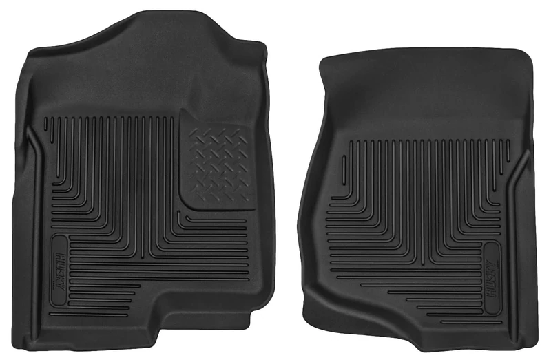 Husky Liners Front Floor Liners Fits 07-13 Silverado/Sierra 1500 Crew/Extended