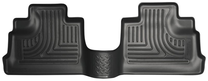 Husky Liners Weatherbeater Series | 2nd Seat Floor Liner - Black | 19021 | Fits 2011-2017 Jeep Wrangler 4 Door, 2018 Jeep Wrangler JK 4 Door 1 Pcs