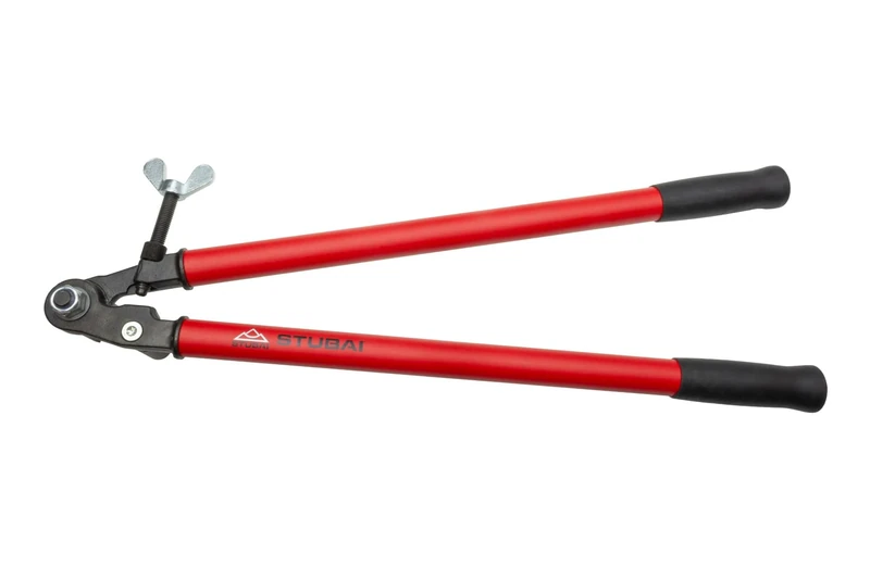 Stubai 282411 Gutter Hanger Bending Tool, Black/Red, 600 mm