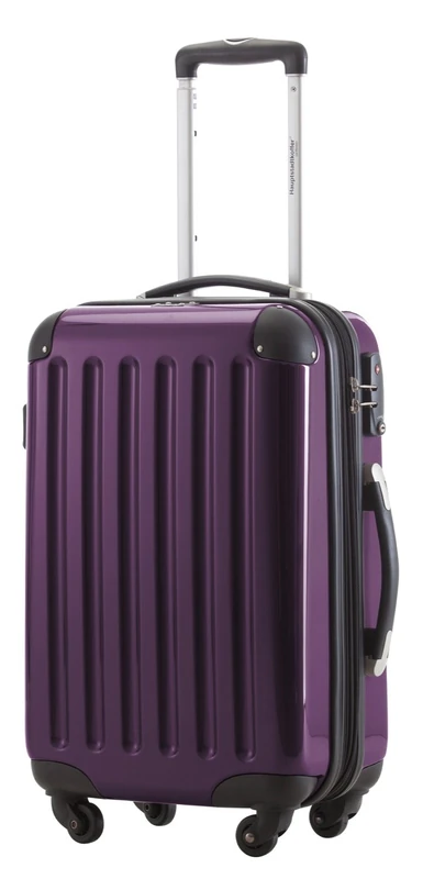 Hauptstadtkoffer Alex Cabin Suitcase 55x38x23 cm, 42 L, TSA Lock, Expandable Hard Shell Trolley PC/ABS, 3.2 kg, 4 Double Wheels, Purple