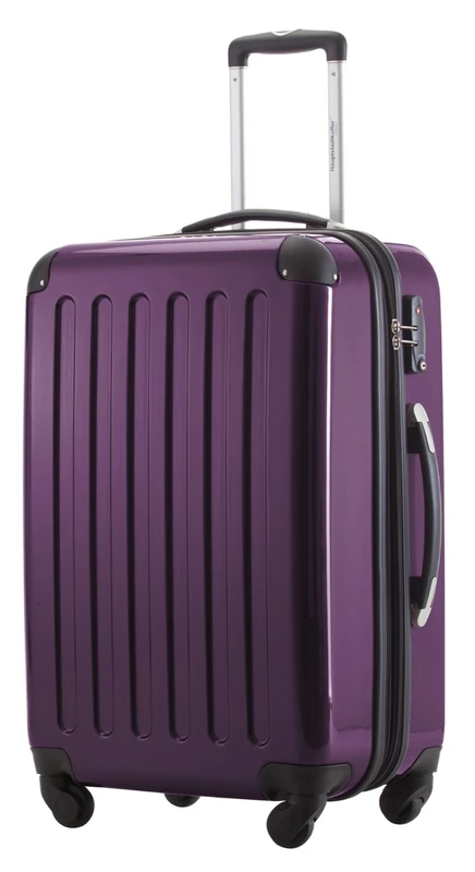 HAUPTSTADTKOFFER - Alex - Hardshell Suitcase, Medium Size Luggage, 4 Wheels, TSA, 65 cm, 74 liters, Purple