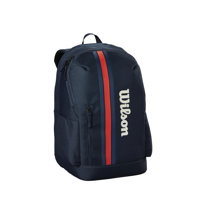 Wilson Team 6 Pack, with a Spacious Accessory Pocket and Adjustable Strap, Provides Complete Racket Protection, Colour: Navy