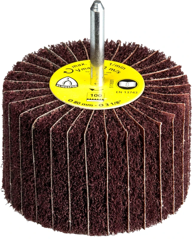 Klingspor kleinschleifmop NCS 600 100 x 50 x 6 mm, Set of 4 258951, 240 Grit