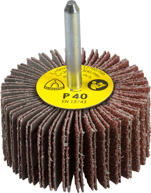 Klingspor 13053 - KM 613 - Small Abrasive Mop 60 x 30 x 6, Pack of 10 - Grain 100