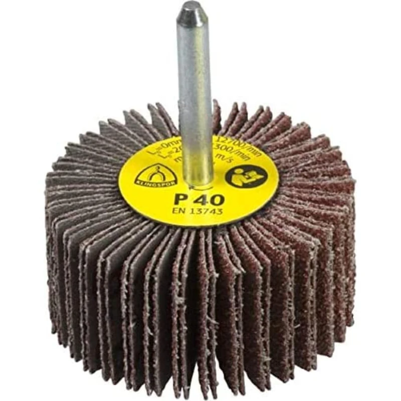 Klingspor 12848 - KM 613 - Small Abrasive Mop, 30 x 15 x 6, Pack of 10 - Grain 150
