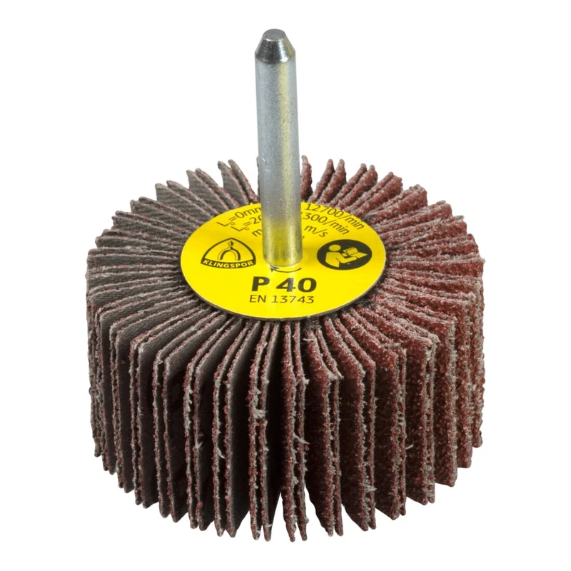 Klingspor 12911 – KM 613 – Small Sanding Mop 40 x 15 x 6, Packaging Unit 10 – Grain 150