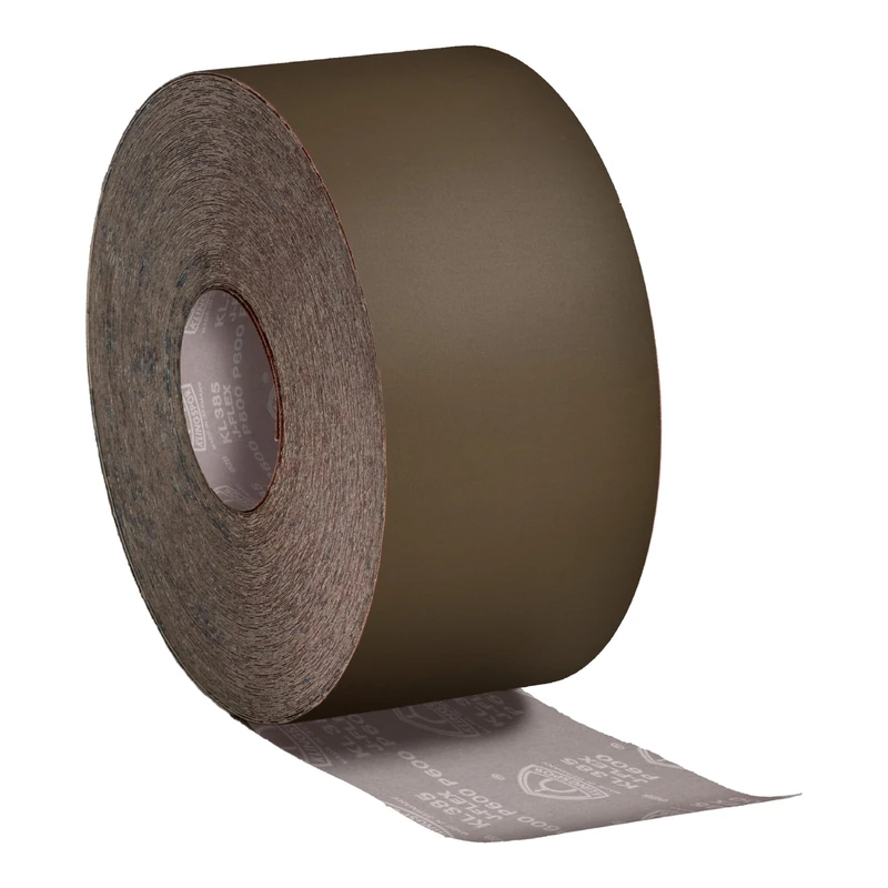 Klingspor 228365 - KL 385 JF Sanding Rolls with Fabric Underlay, Brown, 115 x 50000, Packaging Unit 1 - Grain 120