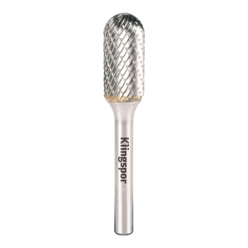 Klingspor 295753 - HF 100 C Carbide Burr 12.7 x 25 x 6, Pack of 1 - Toothing 6