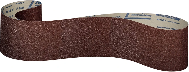 Klingpsor 307837 PS 29 F Sanding Belts with Paper Underlay, Anti-Stic, 150 x 7500 - Grain 80