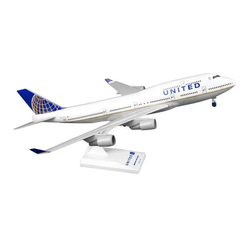 Daron Skymarks SKR614 United 747-400 1-200 with Gear Post Co Merger