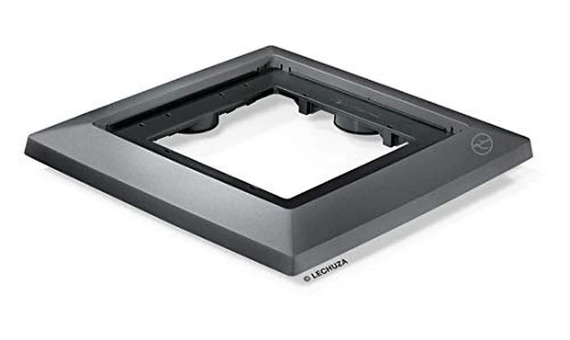 Lechuza Coaster for Lechuza CUBICO 40 Planter L41 W41 H4.5 cm Charcoal Metallic - Image 1