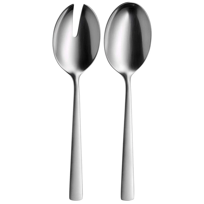 WMF Corvo Cromargan Protect Salad Servers, Silver, Set of 2