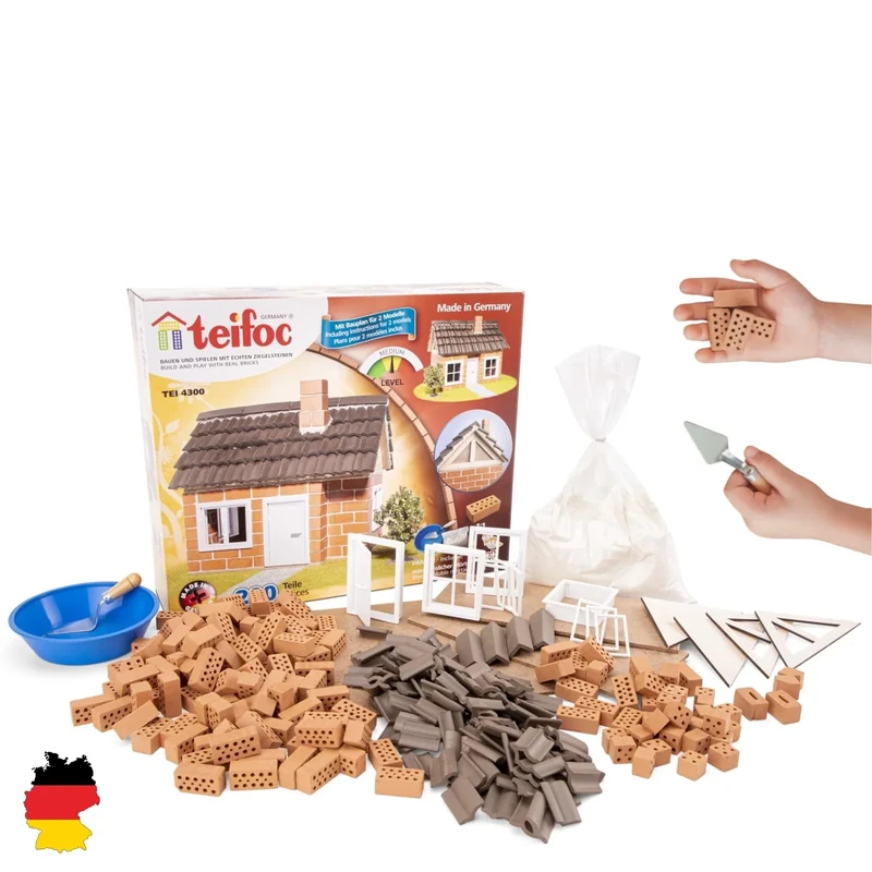 Teifoc TEI 4300 Stone Blocks Framework House, Multi Colour