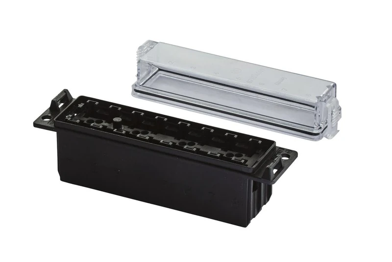 HELLA 8JD 005 993-161 Fuse Box - 8-pin connector - Plug: ATO - Image 1