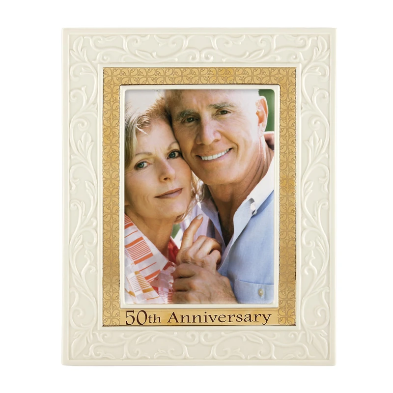 Lenox Portrait Gallery 50th Anniversary Luxury Frame, 5 by 7-Inch - 826478 - Image 1