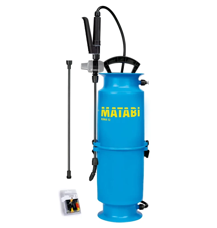 Matabi - KIMA 12 Sprayer- 8L Capacity- Easy Operation- For Professionals and Enthusiasts- Efficient Design- Simplified Filling and Pressurisation- Extensive Use- Made in Europe